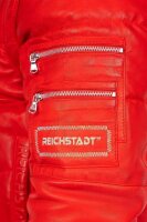 Reichstadt Herren Regular Fit Echtleder Echtleder 22RS032LUX Red XL