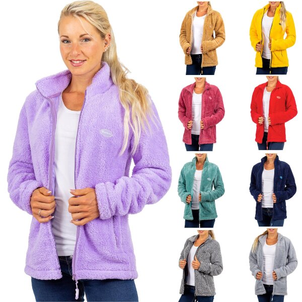 Reichstadt Damen Regular Fit Flauschige Jacke Kuschelig 22RSW002
