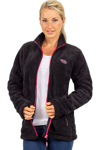 Regular Fit Fleecejacke Damen Kuschelige 22RSW002 Black S