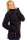 Reichstadt Damen Regular Fit Flauschige Jacke Kuschelige 22RSW002 Black S