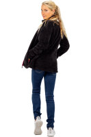 Reichstadt Damen Regular Fit Flauschige Jacke Kuschelige 22RSW002 Black XL