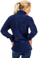 Reichstadt Damen Regular Fit Flauschige Jacke Kuschelige 22RSW002 Navy S
