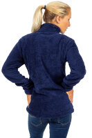 Reichstadt Damen Regular Fit Flauschige Jacke Kuschelig 22RSW002 Navy M