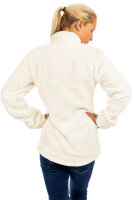 Reichstadt Damen Regular Fit Flauschige Jacke Kuschelig 22RSW002 Papyrus XXL