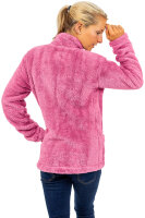 Reichstadt Damen Regular Fit Flauschige Jacke Kuschelig 22RSW002 Rosewood S