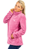 Reichstadt Damen Regular Fit Flauschige Jacke Kuschelig 22RSW002 Rosewood L