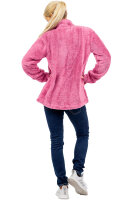 Reichstadt Damen Regular Fit Flauschige Jacke Kuschelig 22RSW002 Rosewood L