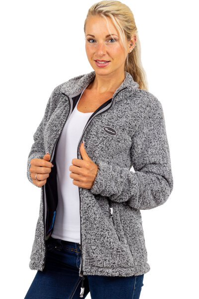 Regular Fit Fleecejacke Damen Kuschelige22RSW002 Granit XL