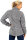 Reichstadt Damen Regular Fit Flauschige Jacke Kuschelig 22RSW002 Granit XL
