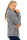 Reichstadt Damen Regular Fit Flauschige Jacke Kuschelig 22RSW002 Granit XL