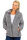 Reichstadt Damen Regular Fit Flauschige Jacke Kuschelig 22RSW002 Granit XXL
