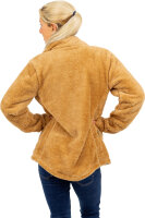 Reichstadt Damen Regular Fit Flauschige Jacke Kuschelige 22RSW002 Camel L