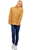 Reichstadt Damen Regular Fit Flauschige Jacke Kuschelige 22RSW002 Camel L