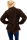 Reichstadt Damen Regular Fit Flauschige Jacke Kuschelig 22RSW002 Coffee Brown XL
