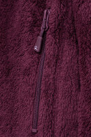 Reichstadt Damen Regular Fit Flauschige Jacke Kuschelig 22RSW002 Red Wine L