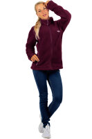 Reichstadt Damen Regular Fit Flauschige Jacke Kuschelig 22RSW002 Red Wine L