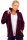 Reichstadt Damen Regular Fit Flauschige Jacke Kuschelig 22RSW002 Red Wine L