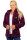 Reichstadt Damen Regular Fit Flauschige Jacke Kuschelig 22RSW002 Red Wine XL