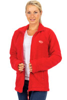 Kuschelige Damen Fleecejacke 22RSW002 Red XXL