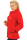 Kuschelige Damen Fleecejacke 22RSW002 Red XXL