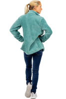Reichstadt Damen Regular Fit Flauschige Jacke Kuschelige 22RSW002 Old Green M