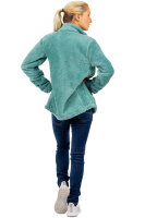 Reichstadt Damen Regular Fit Flauschige Jacke Kuschelige 22RSW002 Old Green XXL