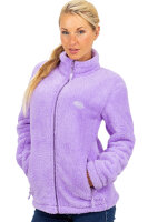 Reichstadt Damen Regular Fit Flauschige Jacke Kuschelig 22RSW002 Purple XXL