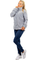 Regular Fit Fleecejacke Damen Kuschelige 22RSW002 Light Grey XXL