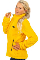 Regular Fit Fleecejacke Damen Kuschelige22RSW002 Yellow XS
