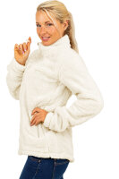 Reichstadt Damen Regular Fit Flauschige Jacke Kuschelig 22RSW002 Papyrus 4XL