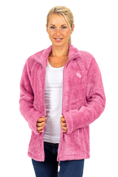 Regular Fit Fleecejacke Damen Kuschelige22RSW002 Rosewood 3XL