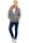 Reichstadt Damen Regular Fit Flauschige Jacke Kuschelige 22RSW002 Granit 4XL