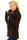 Reichstadt Damen Regular Fit Flauschige Jacke Kuschelig 22RSW002 Coffee Brown 3XL