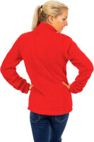 Kuschelige Damen Fleecejacke 22RSW002 Red 3XL