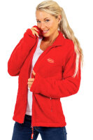 Regular Fit Fleecejacke Damen Kuschelige22RSW002 Red 4XL
