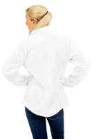 Reichstadt Damen Regular Fit Flauschige Jacke Kuschelig 22RSW002 White S