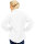 Reichstadt Damen Regular Fit Flauschige Jacke Kuschelige 22RSW002 White S