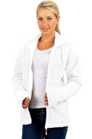 Reichstadt Damen Regular Fit Flauschige Jacke Kuschelig 22RSW002 White XXL