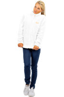 Reichstadt Damen Regular Fit Flauschige Jacke Kuschelig 22RSW002 White XXL