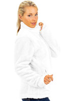 Reichstadt Damen Regular Fit Flauschige Jacke Kuschelig 22RSW002 White 3XL