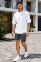 Reichstadt Herren Relaxed Fit Kurzarmshirt 23RS041 White 5XL