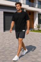 Reichstadt Herren Relaxed Fit Kurzarmshirt 23RS041 Black XL