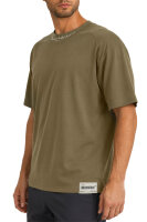 Reichstadt Herren Relaxed Fit Kurzarmshirt 23RS041 Khaki XXL