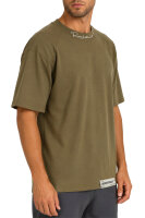 Reichstadt Herren Relaxed Fit Kurzarmshirt 23RS041 Khaki 5XL
