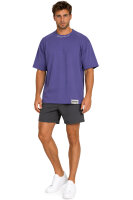 Reichstadt Herren Relaxed Fit Kurzarmshirt 23RS041 Light Purple 4XL
