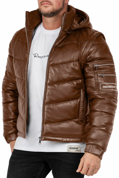 Herren Jacke 22RS32 LUX - Cognac - Echtleder XS