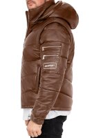 Regular Fit Jacke Herren Echtleder 22RS032LUX Cognac XS