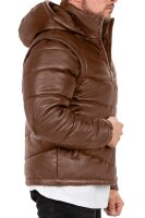 Reichstadt Herren Regular Fit Echtleder Echtleder 22RS032LUX Cognac 3XL