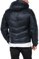Regular Fit Jacke Herren Echtleder 22RS032LUX Navy XS