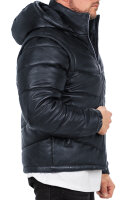 Regular Fit Jacke Herren Echtleder 22RS032LUX Navy L
